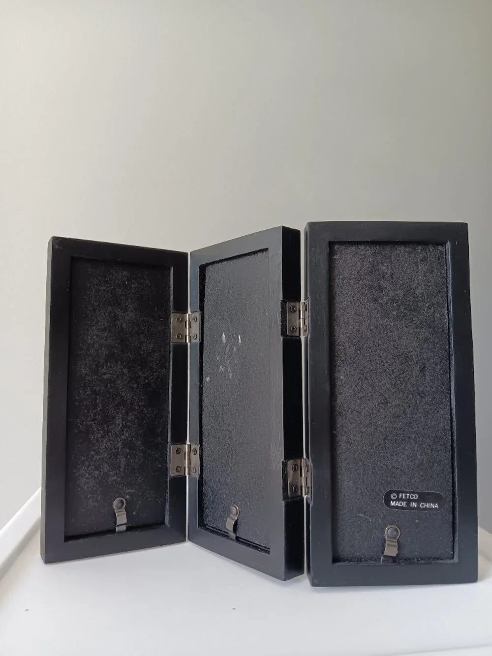 New Fetco Intl. Table-Top Multi Picture Frame 6 Images Wood Black 2 x 3